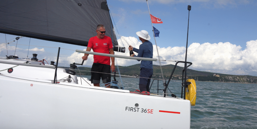 thumbnail First 36 SE finish line